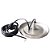LED Hipool -18W -6 LEDS -INOX- BRANCO - 96mm - Imagem 2