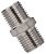 Niple duplo Hioda  1/2 NPT Niquelado - Imagem 1