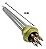 Resistência Rosca D Volts - 4000W INOX - 254V Reservatorio - Imagem 3
