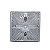 Tampa Dreno de Fundo Herbinject  em ABS -15x15 c/ caxilho - CINZA - Imagem 1