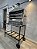 Carrinho Churrasco Espetinhos Em Inox 90cm com Gaveta e Mesa para Ambulantes - Imagem 3