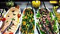 Pegador de Saladas Frutas carnes Sushi Petiscos porções em Inox 29cm - Imagem 5
