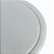 Tabua De Corte Placa (PEAD) Redonda 35cm Polietileno Branco Com Canaleta - Imagem 2
