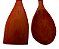 Kit - Pa Tipo Remo + Colher de Madeira Maciça 60CM para Cozinha, Doces, Caldeirão - Imagem 3