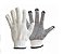 Par Luva Branca Algodão Antiderrapante Pigmentada Serviços Gerais IPI Segurança Carga e Descarga Jardinagem - Imagem 1