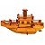 BARCO EM  MADEIRA ARTESANAL DECORATIVO VINTAGE  30CM - Imagem 2