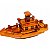 BARCO EM  MADEIRA ARTESANAL DECORATIVO VINTAGE  30CM - Imagem 5