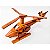 Helicóptero em  Madeira Artesanal, Decorativo, Vintage 46CM - Imagem 1