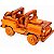 Jeep Em Madeira Artesanal Médio 21cm Vintage - Decoração Colecionador - Imagem 3