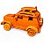 Carro Jeep Trolle Trilha Em Madeira Artesanal Pequeno 19cm - Decoração Colecionador - Imagem 3