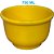 Tigela Cumbuca Pote Plastico Amarelo Caldos Saladas 750 Ml - Imagem 2