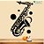 Adesivo Decorativo Saxofone - Imagem 1