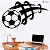 Adesivo Decorativo Bola de Futebol - Imagem 1