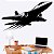 Adesivo Decorativo Avião Militar - Imagem 1