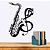 Adesivo Decorativo Saxofone - Imagem 1
