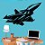 Adesivo Decorativo Avião Militar - Imagem 1