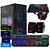 PC Montado Gamer Intel Core i3 6100T de 3.4GHz / 16GB de RAM / 240GB SSD / GeForce GT730 4GB + Kit Gamer - Preto - Imagem 1