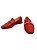 Mocassim Your Shoes Vermelho Strass - Imagem 2