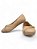 Sapatilha Comfortflex Nude Detalhe Dourado - Imagem 3