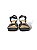 Sandália Your Shoes Preta Detalhe Prata - Imagem 2