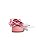 Sandália Your Shoes Rosa Tiras Amarração - Imagem 4