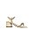 Sandália Your Shoes Off White Strass - Imagem 1