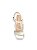 Sandália Your Shoes Off White Salto Baixo Tiras de Strass - Imagem 3