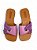 Rasteira Your Shoes Lavanda Cruzada V - Imagem 4