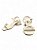 Sandália Your Shoes Branca Elo Prata - Imagem 3