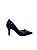 Scarpin Your Shoes Marinho Spikes Dourado - Imagem 1