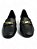 Mocassim Comfortflex Preto Salto Fivela Dourada - Imagem 2