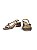 Sandália Your Shoes Onix Tiras e Cristais - Imagem 3