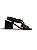 Sandália Your Shoes Preto Veneto Cruzada - Imagem 1