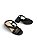 Sandália Your Shoes Preto Veneto Cruzada - Imagem 5