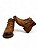 Bota Perlatto Caramelo Cano Baixo 2 Zípers DIJ - Imagem 2