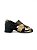 Sandália Your Shoes Preto e Zebra - Imagem 1