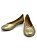 Sapatilha Your Shoes Dourada Couro - Imagem 3