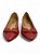Sapatilha Your Shoes Vermelho Couro Bico Fino - Imagem 2