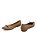 Sapatilha Your Shoes Nude Couro Bico Fino - Imagem 4