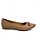 Sapatilha Your Shoes Nude Couro Bico Fino - Imagem 1