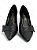 Scarpin Giulia Domna Preto Lateral Nobuck - Imagem 4