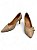 Scarpin Giulia Domna Nude Lateral Nobuck - Imagem 3