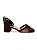 Sapato Your Shoes Telado Laço Marrom - Imagem 1