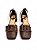 Sapato Your Shoes Telado Laço Marrom - Imagem 2