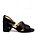 Sandália Your Shoes Preta Salto Veniz - Imagem 1