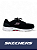 Tênis Skechers Preto e Rosa Forte - Imagem 1