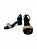 Sandália Your Shoes 365 Preto Tira Nude - Imagem 3