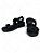 Anabela Softli Preta Velcro - Imagem 4