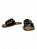 Rasteira Your Shoes Preta Aplique de Metal - Imagem 3