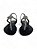 Rasteira Your Shoes Flor Preta Tira Traseira - Imagem 2